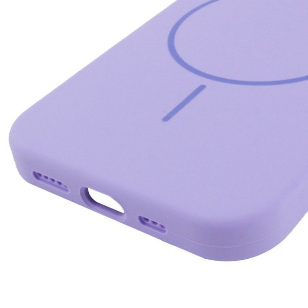 Чохол для iPhone 11 з MagSafe сіліконовий Case Full Protective бузковий - Зображення 5