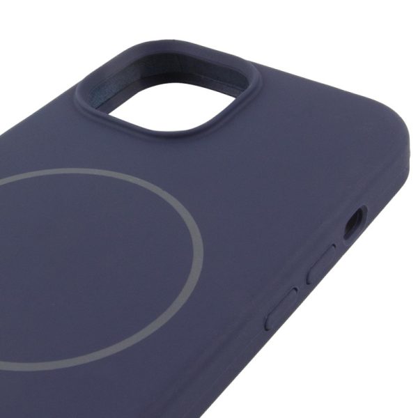 Чохол для iPhone 11 з MagSafe сіліконовий Case Full Protective темно-синій - Зображення 4