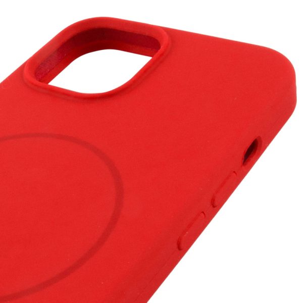 Чохол для iPhone 11 Pro з MagSafe сіліконовий Case Full Protective червоний - Зображення 4