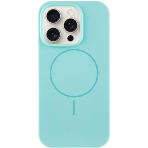 Чохол для iPhone 13 Pro з MagSafe сіліконовий Case Full Protective бірюзовий