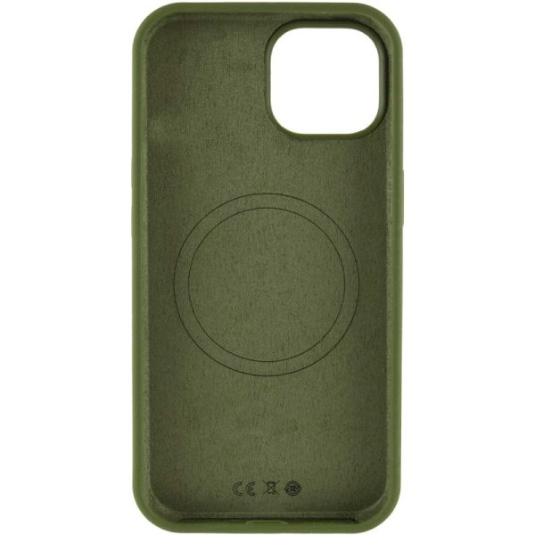 Чохол для iPhone 14 з MagSafe сіліконовий Case Full Protective зелений - Зображення 3