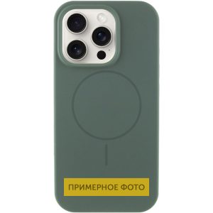 Чохол для iPhone 16 з MagSafe сіліконовий Case Full Protective зелений