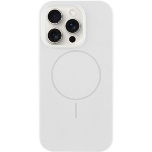 Чохол для iPhone 16 Pro з MagSafe сіліконовий Case Full Protective білий