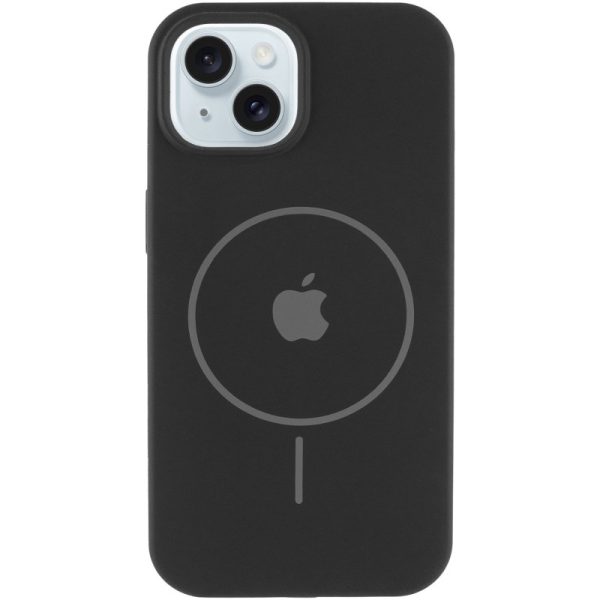 Чохол для iPhone 13 з MagSafe сіліконовий Case Full Protective чорний - Зображення 2