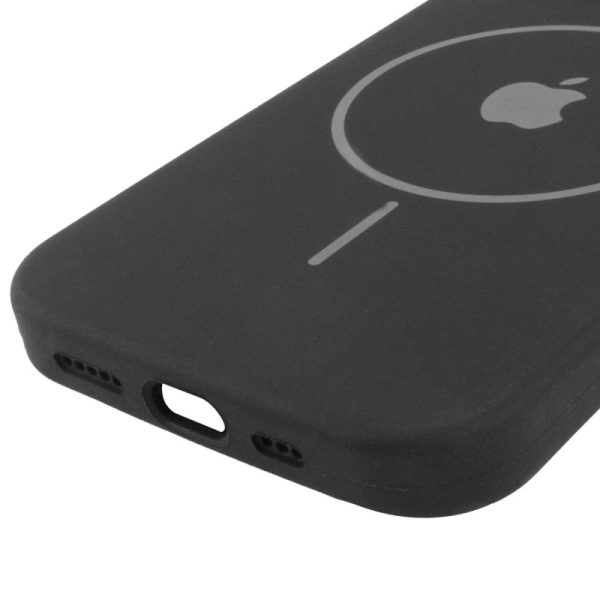 Чохол для iPhone 13 з MagSafe сіліконовий Case Full Protective чорний - Зображення 5