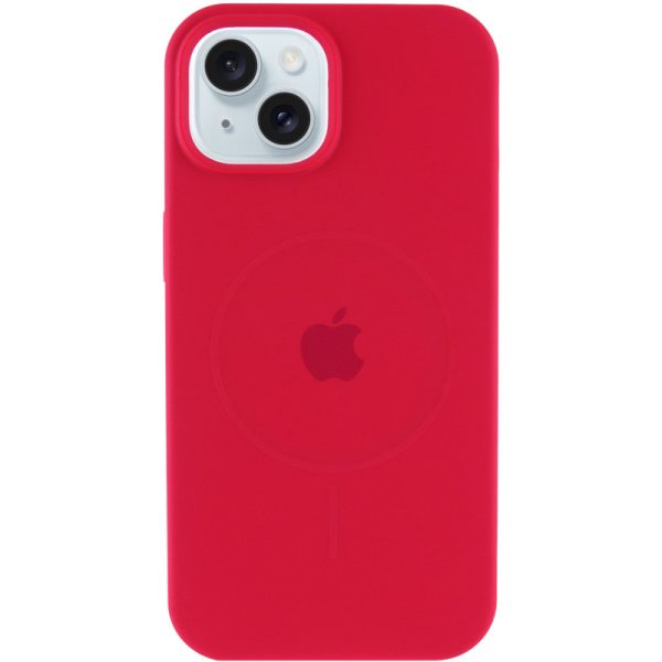 Чохол для iPhone 14 з MagSafe сіліконовий Case Full Protective червоний - Зображення 2