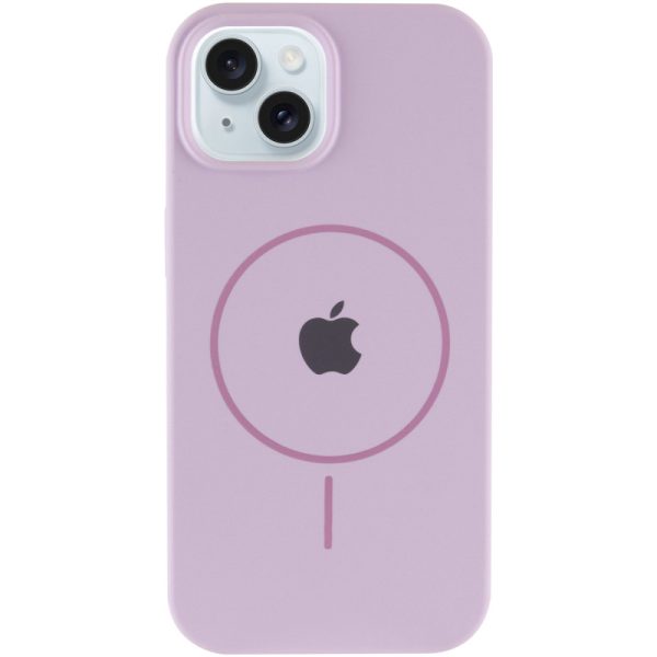 Чохол для iPhone 14 з MagSafe сіліконовий Case Full Protective бузковий - Зображення 2