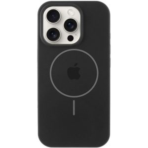 Чохол для iPhone 15 Pro з MagSafe сіліконовий Case Full Protective чорний