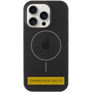 Чохол для iPhone 16 з MagSafe сіліконовий Case Full Protective чорний