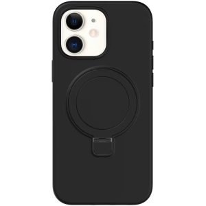 Чохол для iPhone 11 з кільцем сіліконовий Case Full Protective чорний