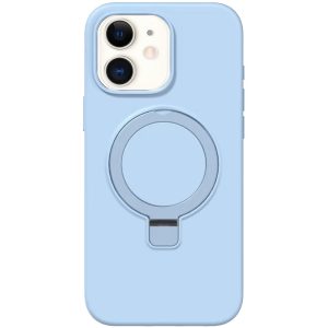 Чохол для iPhone 11 з кільцем сіліконовий Case Full Protective блакитний
