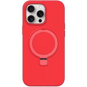Чохол для iPhone 12 Pro з кільцем сіліконовий Case Full Protective червоний