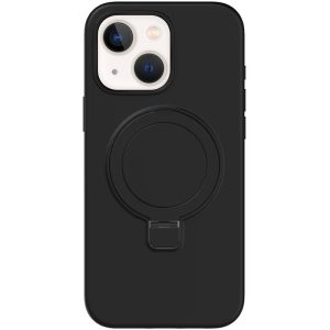 Чохол для iPhone 13 з кільцем сіліконовий Case Full Protective чорний
