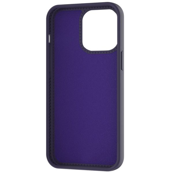 Чохол для iPhone 15 Pro з кільцем сіліконовий Case Full Protective фіолетовий - Зображення 3