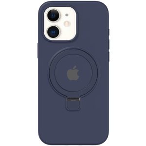 Чохол для iPhone 11 з кільцем сіліконовий Case Full Protective блакитний