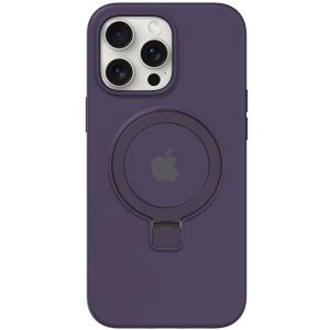 Чохол для iPhone 12 Pro з кільцем сіліконовий Case Full Protective фіолетовий