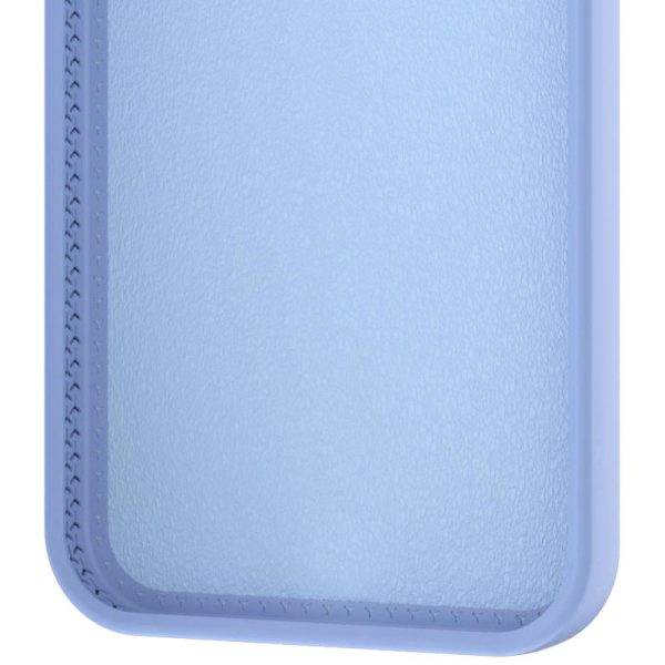 Чохол для iPhone 15 з кільцем сіліконовий Case Full Protective блакитний - Зображення 2