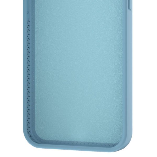 Чохол для iPhone 16 з кільцем сіліконовий Case Full Protective блакитний - Зображення 2