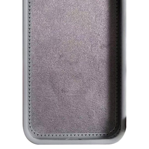 Чохол для iPhone 16 з кільцем сіліконовий Case Full Protective сірий - Зображення 2