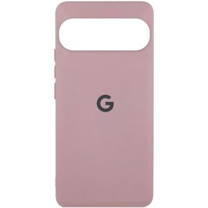 Чохол для Google Pixel 9 Pro XL з logo сіліконовий Cover Lakshmi рожевий