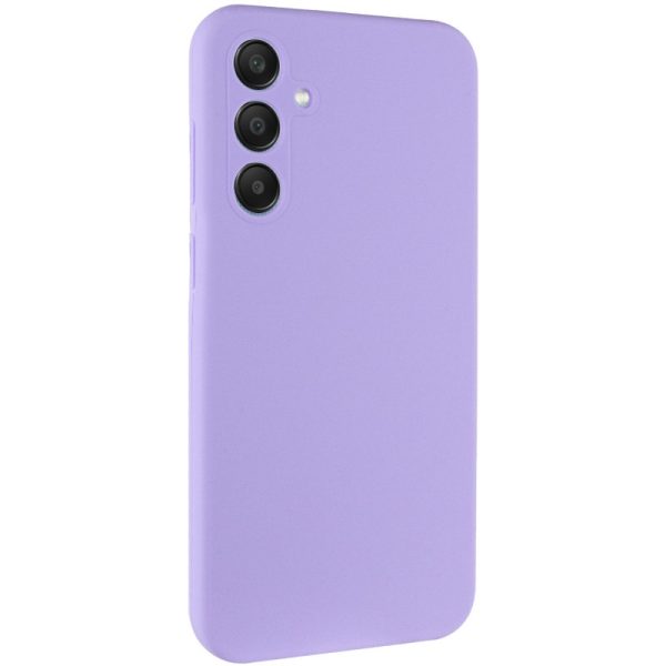 Чохол для Samsung Galaxy A35 сіліконовий Cover Lakshmi Full Camera бузковий