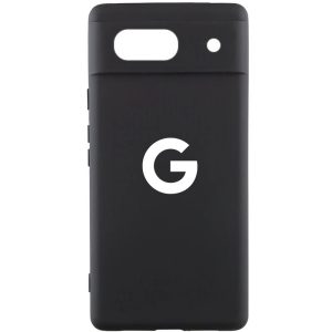 Чохол для Google Pixel 7a з logo сіліконовий Cover Lakshmi Full Camera чорний