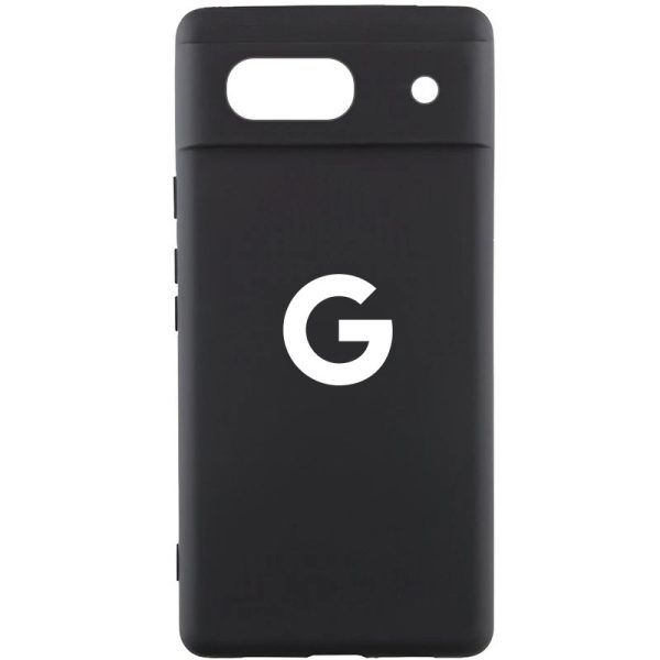 Чохол для Google Pixel 7a з logo сіліконовий Cover Lakshmi Full Camera чорний