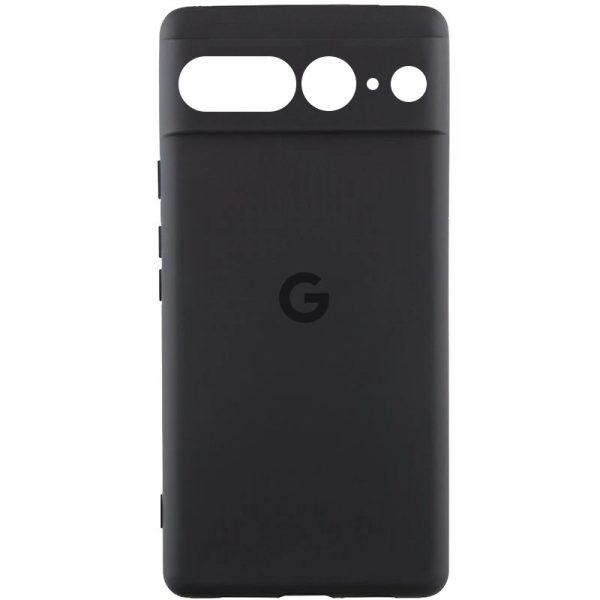 Чохол для Google Pixel 8 з logo сіліконовий Cover Lakshmi Full Camera чорний