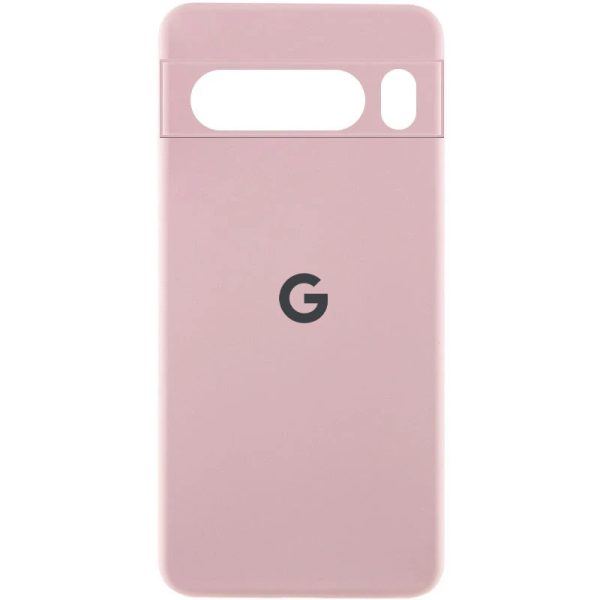 Чохол для Google Pixel 8 Pro з logo сіліконовий Cover Lakshmi Full Camera рожевий