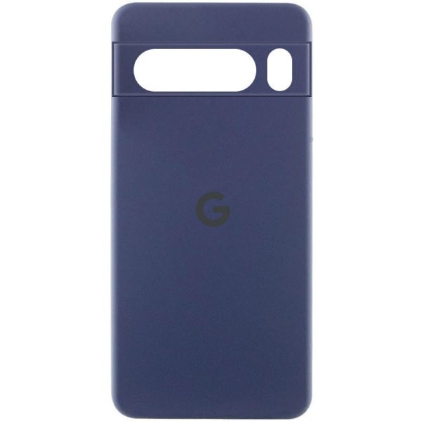 Чохол для Google Pixel 8 Pro з logo сіліконовий Cover Lakshmi Full Camera синій