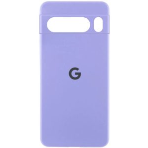 Чохол для Google Pixel 8 Pro з logo сіліконовий Cover Lakshmi Full Camera бузковий