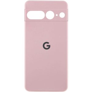 Чохол для Google Pixel 8 з logo сіліконовий Cover Lakshmi Full Camera рожевий
