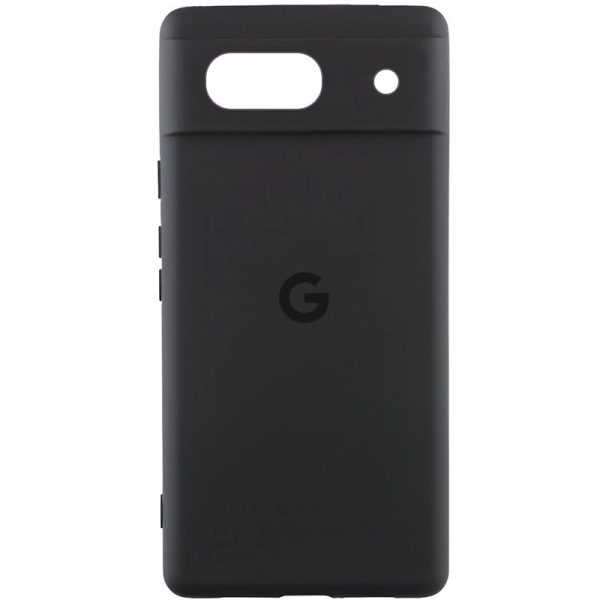 Чохол для Google Pixel 8a з logo сіліконовий Cover Lakshmi Full Camera чорний
