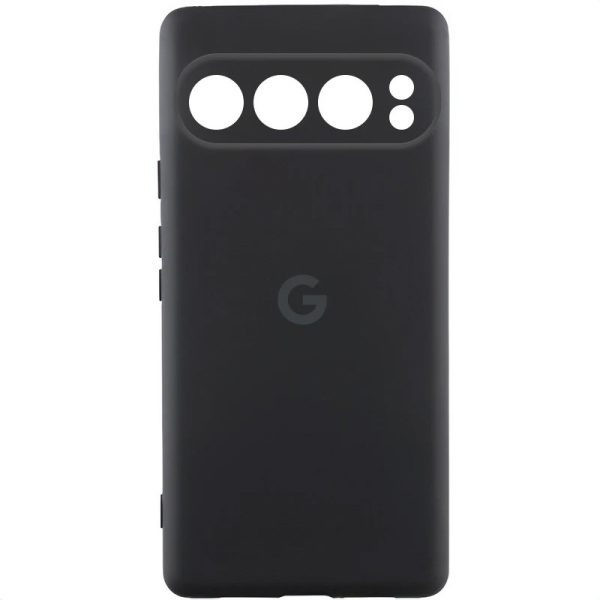 Чохол для Google Pixel 9 Pro XL з logo сіліконовий Cover Lakshmi Full Camera чорний