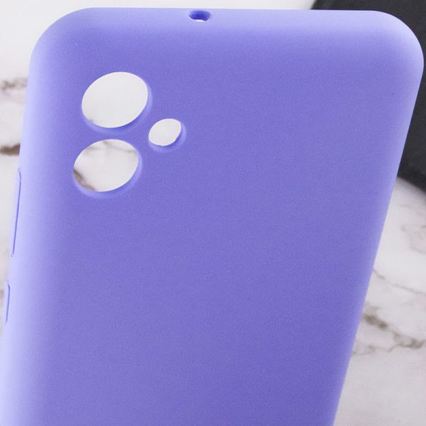 Чохол для Samsung Galaxy A05 з logo сіліконовий Cover Lakshmi Full Camera бузковий - Зображення 4