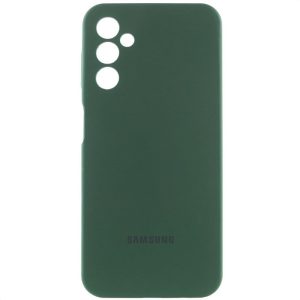 Чохол для Samsung Galaxy A15 4G з logo сіліконовий Cover Lakshmi Full Camera зелений