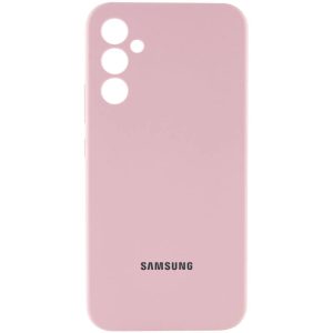 Чохол для Samsung Galaxy A36 5G з logo сіліконовий Cover Lakshmi Full Camera рожевий