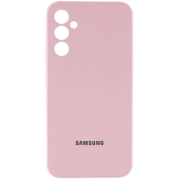 Чохол для Samsung Galaxy A36 5G з logo сіліконовий Cover Lakshmi Full Camera рожевий