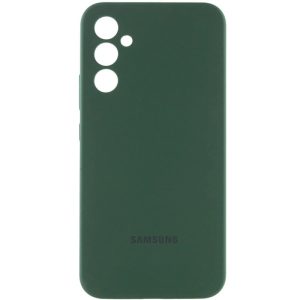 Чохол для Samsung Galaxy A36 5G з logo сіліконовий Cover Lakshmi Full Camera зелений