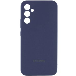 Чохол для Samsung Galaxy A56 5G з logo сіліконовий Cover Lakshmi Full Camera синій