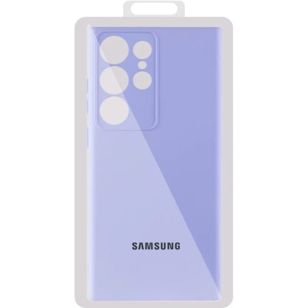Чохол для Samsung Galaxy S25 Ultra з logo сіліконовий Cover Lakshmi Full Camera бузковий - Зображення 6