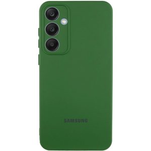Чохол для Samsung Galaxy S25+ з logo сіліконовий Cover Lakshmi Full Camera зелений