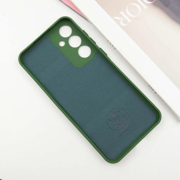 Чохол для Samsung Galaxy S25 з logo сіліконовий Cover Lakshmi Full Camera зелений - Зображення 2