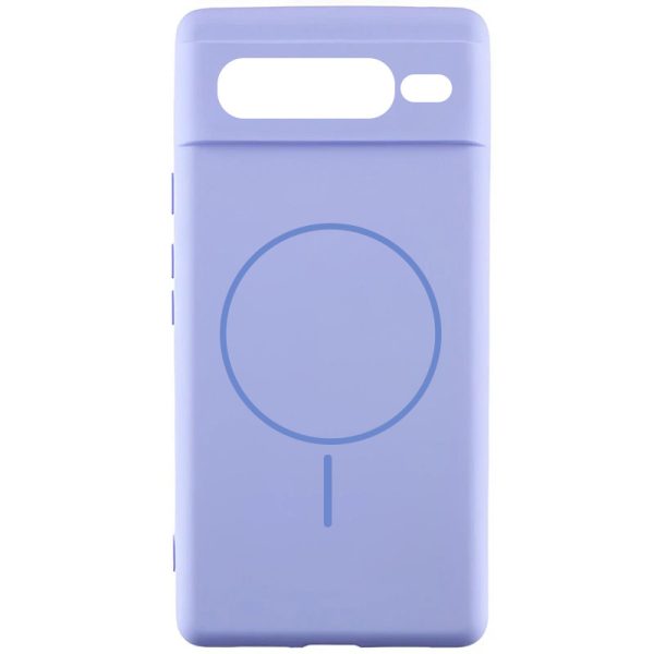 Чохол для Google Pixel 7 Pro з MagFit сіліконовий Cover Lakshmi Full Camera бузковий