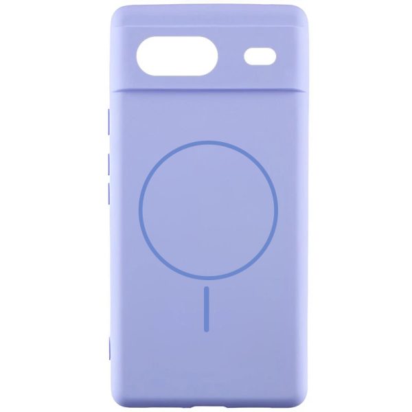 Чохол для Google Pixel 7 з MagFit сіліконовий Cover Lakshmi Full Camera бузковий