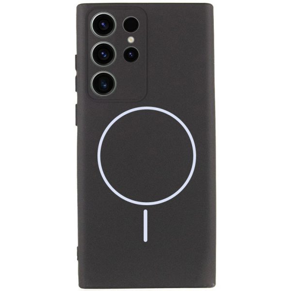 Чохол для Samsung Galaxy S23 Ultra з MagFit сіліконовий Cover Lakshmi Full Camera чорний