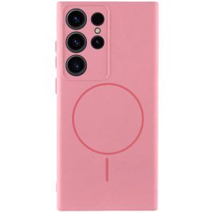 Чохол для Samsung Galaxy S23 Ultra з MagFit сіліконовий Cover Lakshmi Full Camera рожевий