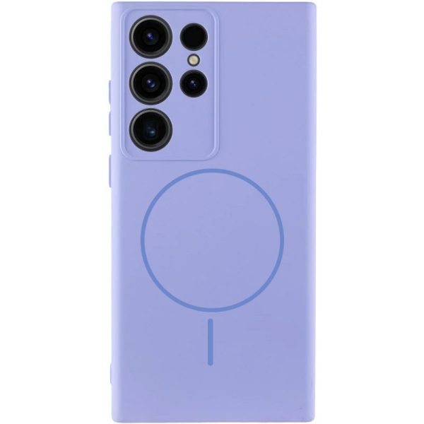 Чохол для Samsung Galaxy S23 Ultra з MagFit сіліконовий Cover Lakshmi Full Camera бузковий