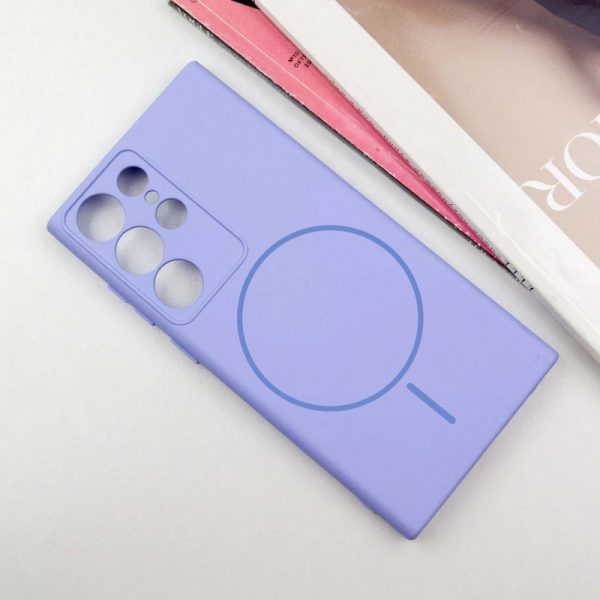 Чохол для Samsung Galaxy S23 Ultra з MagFit сіліконовий Cover Lakshmi Full Camera бузковий - Зображення 2