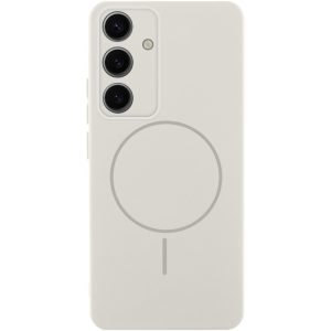 Чохол для Samsung Galaxy S24 з MagFit сіліконовий Cover Lakshmi Full Camera молочний
